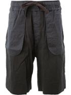 Ziggy Chen Drawstring Bermuda Shorts - Blue