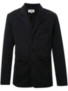 Ymc Drawstring Heavy Blazer, Men's, Size: S, Black, Cotton/spandex/elastane