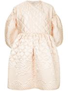 Cecilie Bahnsen Quilted Wrap Coat - Pink