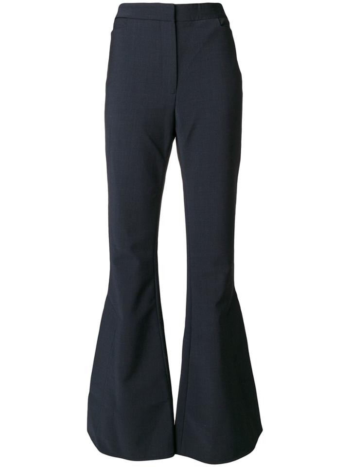 Ellery Flared Trousers - Blue