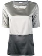 Fabiana Filippi Colour-block Blouse - Grey