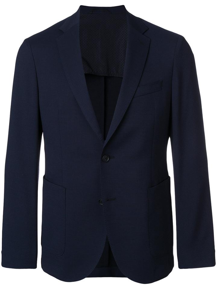 Boss Hugo Boss Single Breasted Blazer - Blue