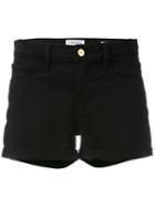 Frame Denim - Cutoff Shorts - Women - Cotton/polyester/spandex/elastane - 25, Black, Cotton/polyester/spandex/elastane