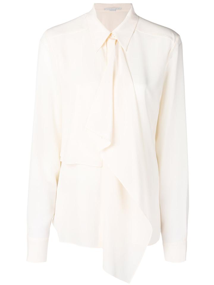 Stella Mccartney Scarf Silk Blouse - Nude & Neutrals