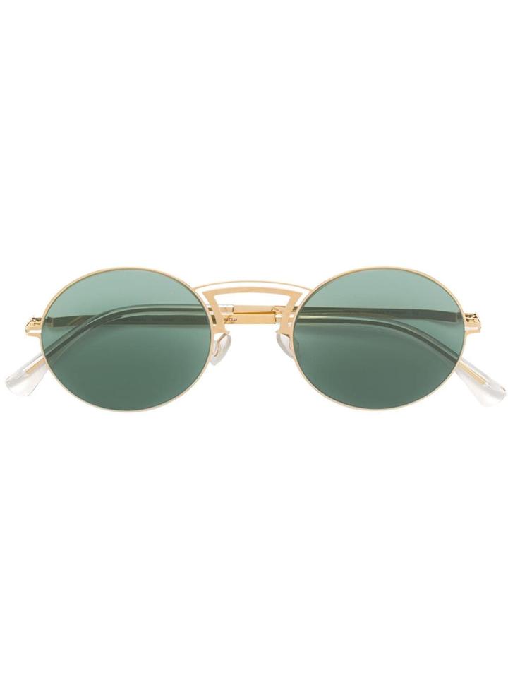 Mykita Mykita X Maison Margiela Round Tinted Sunglasses - Gold