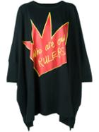 Vivienne Westwood Logo Print Oversized T-shirt, Women's, Black, Cotton