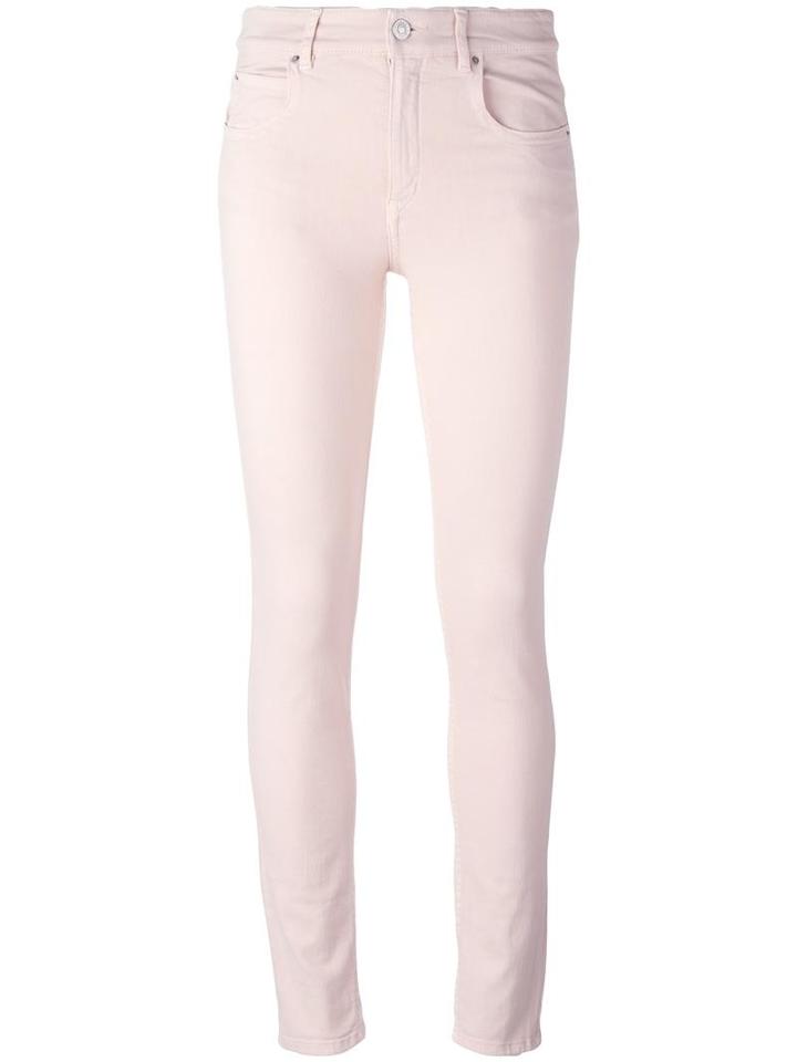 Isabel Marant Étoile - 'elka' Trousers - Women - Cotton/polyester/spandex/elastane - 38, Women's, Pink/purple, Cotton/polyester/spandex/elastane