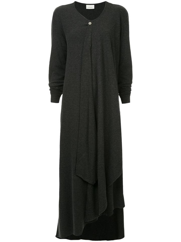 Lemaire Wrap Knit Dress - Grey