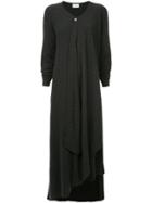 Lemaire Wrap Knit Dress - Grey