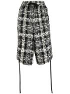 Faith Connexion Long Tweed Shorts - Black