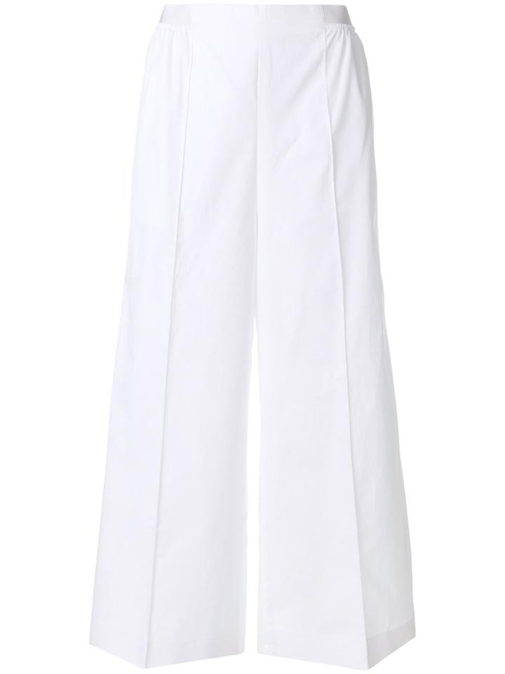 Sportmax Tenzone Cropped Trousers - White