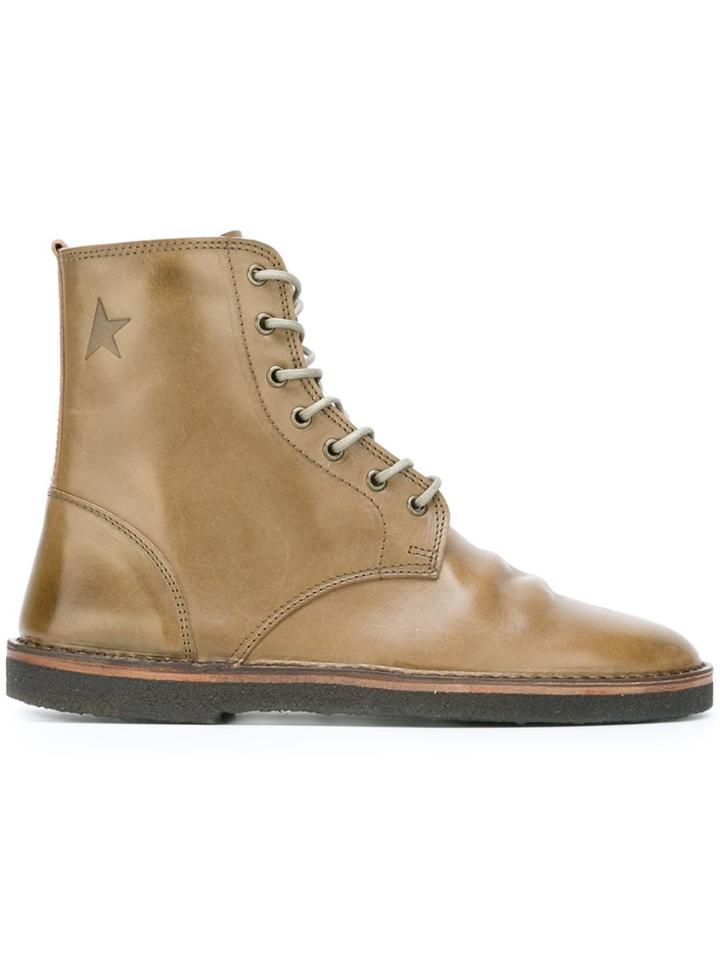 Golden Goose Deluxe Brand Gramercy Boots - Nude & Neutrals