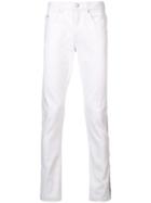 Isabel Marant Side-stripe Fitted Jeans - White