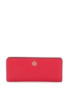 Tory Burch Gold And Red Long Purse