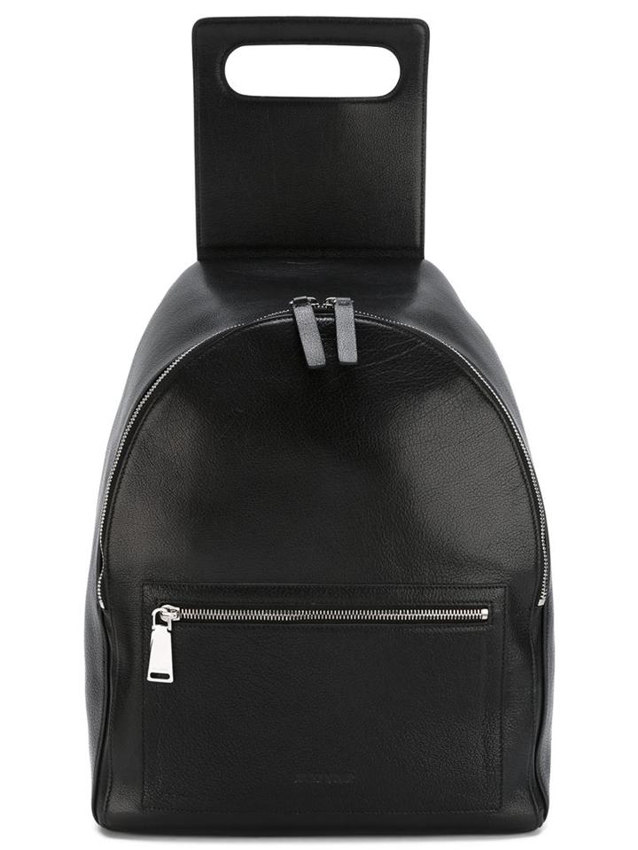 Jil Sander Top Flap Zipped Big Backpack
