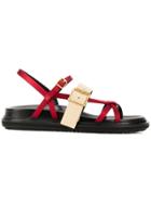 Marni Fussbett Sandals - Red