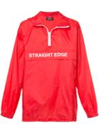Andrea Crews Straight Edge Wind Breaker - Red