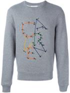 Carven Eyelet Logo Jumper