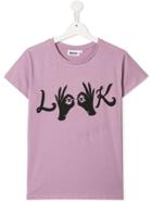 Molo Teen Look Print T-shirt - Purple