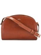 A.p.c. Half Moon Shoulder Bag, Women's, Brown