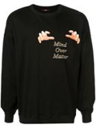 Indice Studio Mind Over Matter Graphic Print Sweatshirt - Black