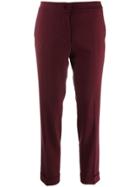 Etro Cropped Slim-fit Trousers - Red