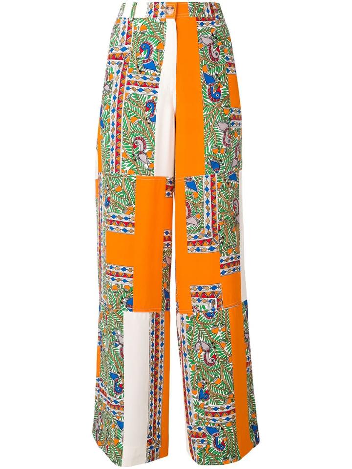 Tory Burch Wide Leg Trousers - Orange