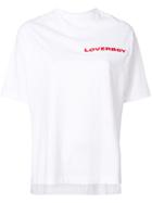 Charles Jeffrey Loverboy Oversized Logo Patch T-shirt - White