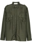 Faith Connexion Military Pocket Shirt - Green