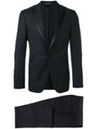 Tagliatore Peaked Lapels Two-piece Suit, Men's, Size: 48, Blue, Virgin Wool/cupro