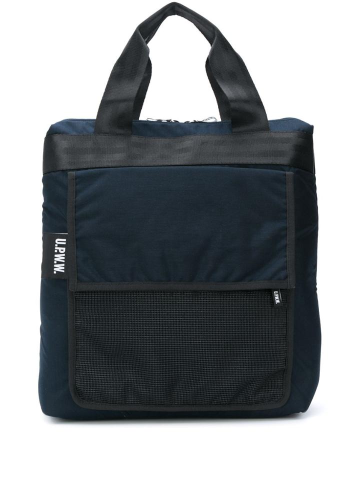 U.p.w.w. Canvas Trim Twill Tote - Blue