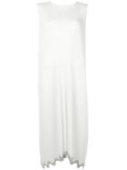 Pleats Please By Issey Miyake Squiggle Hem Dress - White
