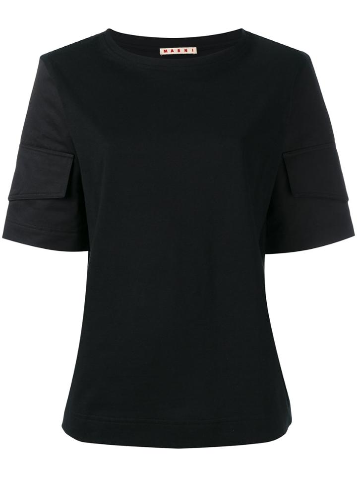 Marni Pocket Sleeve T-shirt - Black