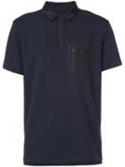 Aztech Mountain - Maroon Creek Polo Shirt - Men - Cotton/elastodiene/nylon - L, Blue, Cotton/elastodiene/nylon