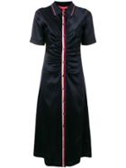Tommy Hilfiger Button-up Midi Dress - Blue