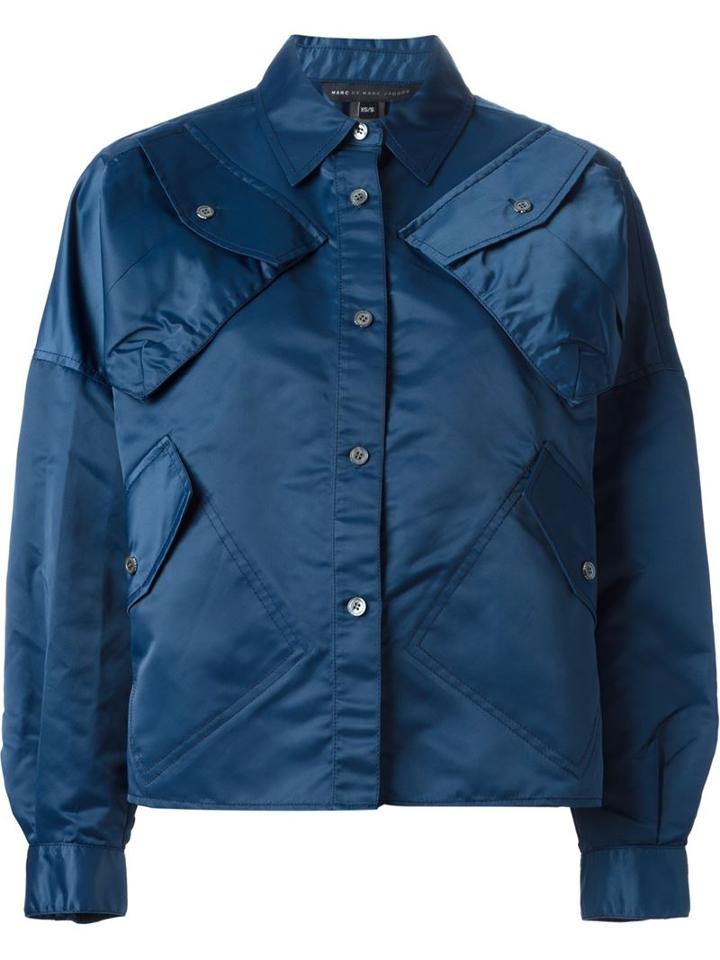 Marc By Marc Jacobs Utility Jacket, Women's, Size: Medium/large, Blue, Nylon