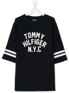 Tommy Hilfiger Junior Teen Logo-print T-shirt - Blue