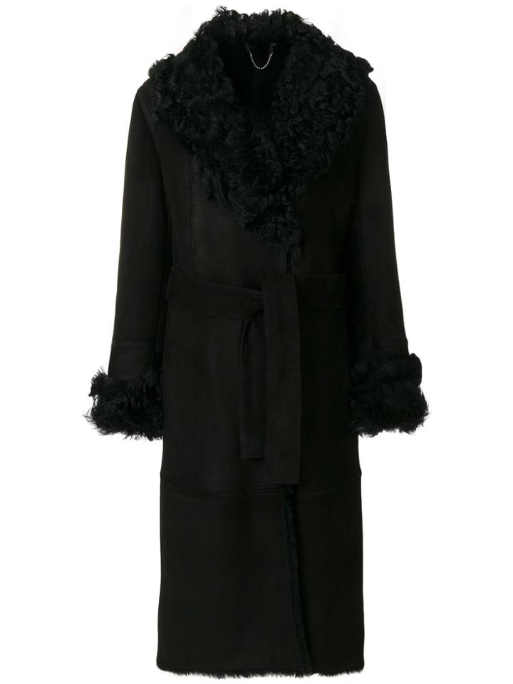 Desa 1972 Belted Coat - Black