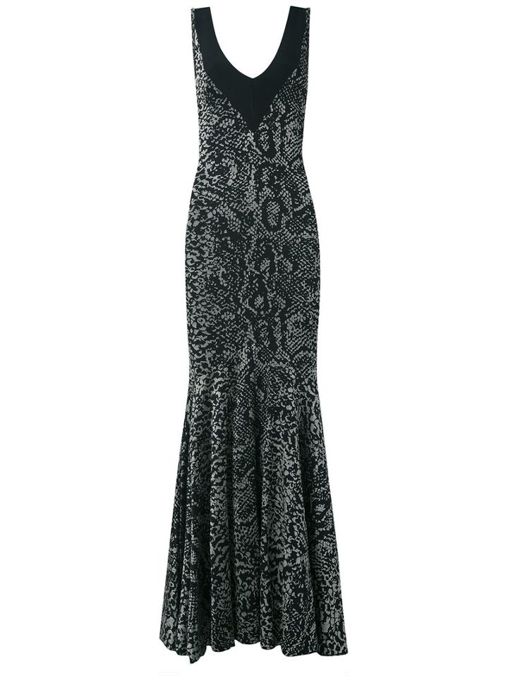 Knit Maxi Dress - Women - Acrylic/lurex/viscose - M, Black, Acrylic/lurex/viscose, Cecilia Prado