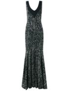 Knit Maxi Dress - Women - Acrylic/lurex/viscose - M, Black, Acrylic/lurex/viscose, Cecilia Prado
