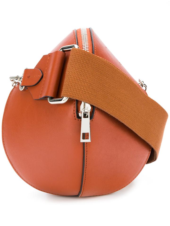 Cédric Charlier Round Shoulder Bag - Brown