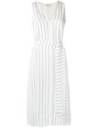 Egrey Midi Dress, Women's, Size: 44, White, Viscose