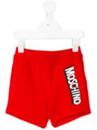 Moschino Kids Logo Print Shorts, Toddler Boy's, Size: 2 Yrs, Red