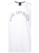The Upside - Logo Print Sleeveless Top - Men - Polyester/spandex/elastane - Xl, White