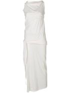 Rick Owens Drkshdw Wrap Detail Dress - White