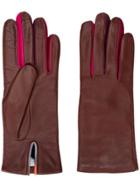 Paul Smith Two Tone Gloves - Brown