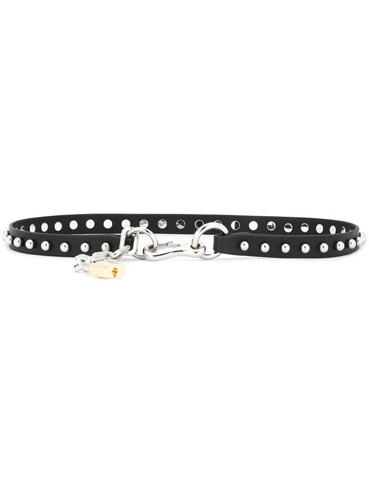 Alexander Wang Ball Studded Skinny Belt