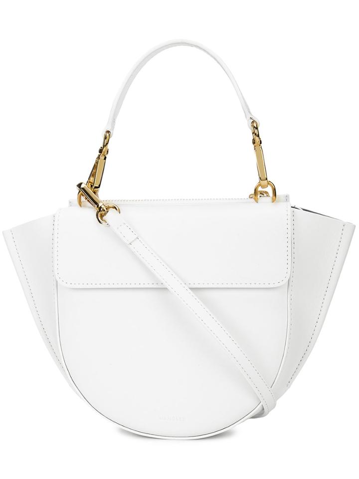 Wandler Foldover Flap Shoulder Bag - White