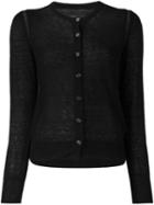 Isabel Marant Étoile 'fairlea' Cardigan, Women's, Size: 42, Black, Polyamide/alpaca/merino