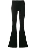 Galvan Jersey Flared Trousers - Black